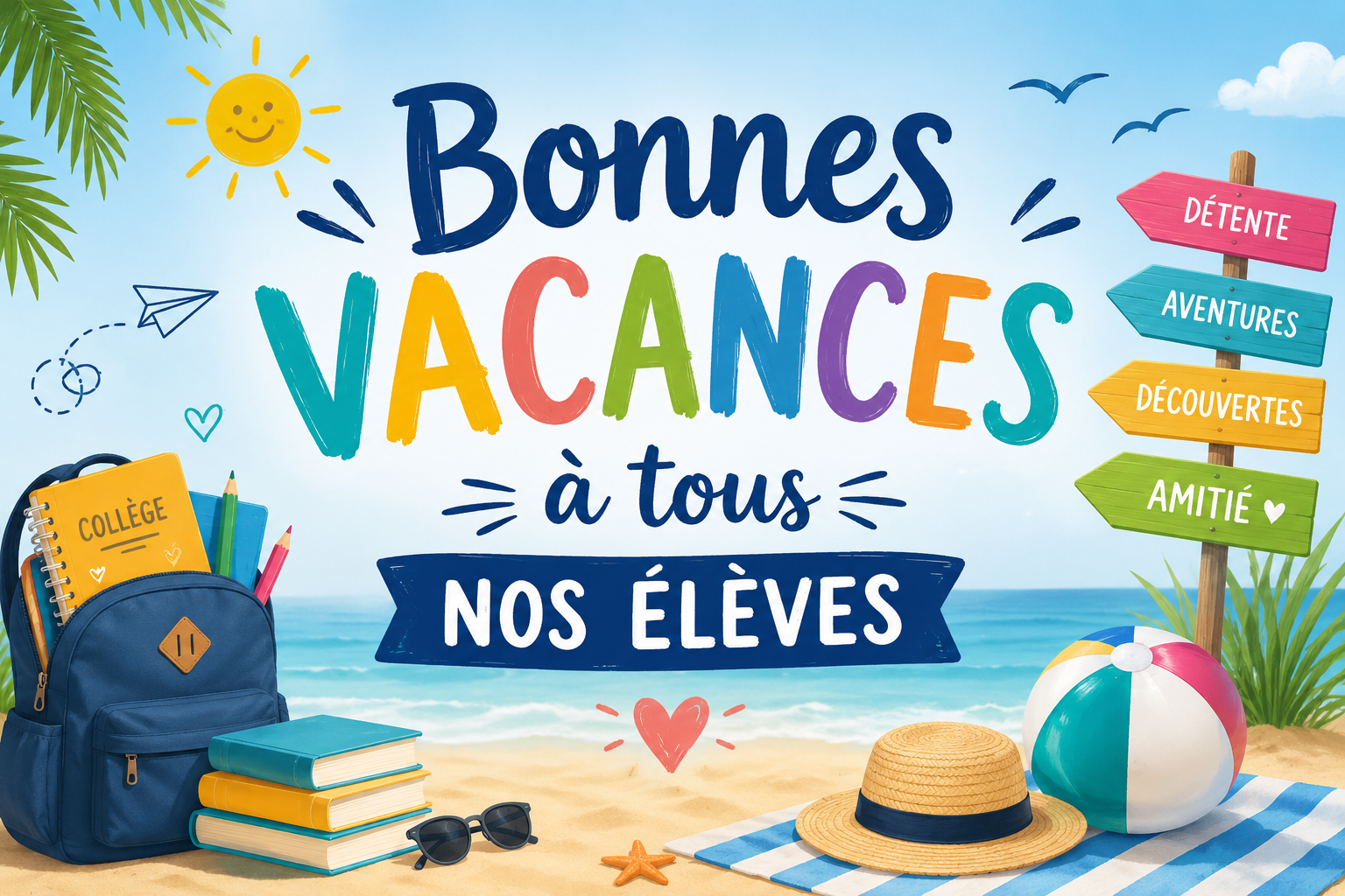 Lire la suite à propos de l’article Bonnes vacances à tous